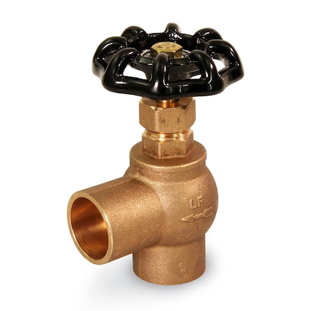 SWT Globe Style Angle Stop Valve, Brass 3/4